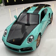 CH 1:32  Porsche 911Turbo S Metal Alloy Toys Car Model Diecast Vehicle For Boys Kids Simulation Soun