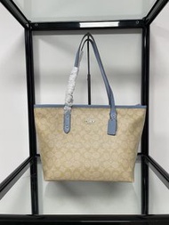 🎀Brand New Free Shipping💙Coach F58292 手袋 手提包 斜挎包 單肩包 手挽袋｜Color 米色｜Size 29x27x14(开口尺寸39)💙配件全齊適合送禮 嚴格檢