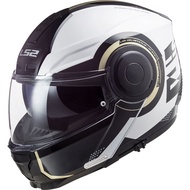 LS2 FF902 Scope Arch Matt White Titanium Modular Helmet