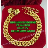 RANTAI TANGAN GAJAH PASIR EMAS BANGKOK