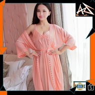 MALAYSIA UP📣 - YOYO SLEEPWEAR Sexy nightwear Sleepwear Pyjamas Long Sleeve Dress Baju Tidur seksi wa