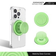 PopSockets โค้ง PopGrip สำหรับ MagSafe | ที่จับโทรศัพท์พรีเมี่ยม | ฐาน iPhone MagSafe ที่ดีที่สุดและ