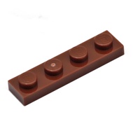COOLPON|This Is LEGO Parts Red Brown Plate 1x4 Thin 3710 4211190