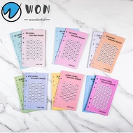 WON 48PCS Cash Envelopes, Eave Money A6 100 Envelopes Cost Saving Card,  USD 52 Weeks Save Challenge