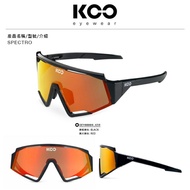 KOO SPECTRO Sunglasses (Black/Red Birthday Lens) German Zeiss Lens