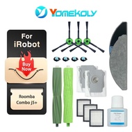For IRobot Roomba J5+combo Robot Vacuum Cleaners Accessories Main Brush Side Brush HEPA Filter Repla