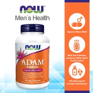 NOW Supplements, ADAM Men's Multivitamin with Saw Palmetto, Lycopene, Alpha Lipoic Acid and CoQ10, 9
