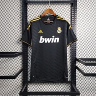 11-12 Classic Retro Football Jersey Real Madrid Away Ronaldo Black T-Shirt 2011 2012-*&-