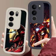 J-51 Iron Man Cover Soft Case For VIVO T3 V29 V29E Y200 V30 Y200e Lite Pro 5G