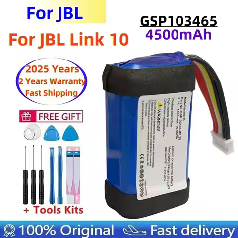 4500mAh New 3.7V Original Wireless Bluetooth Speaker Battery For JBL Link 10 Link10 Speaker Bateria 