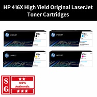 SG HP 416X High Yield Original LaserJet Toner Cartridges Toner HP 416X Black HP 416X Cyan HP 416X Ye
