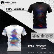 Felet Rn-3552 Baju Badminton Jersey Fleet Jersey Felet Shirt Badminton Shirt Jersi 100% Ori By Fleet