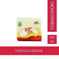 CHEDDAR CHEESE BLOCK TOPCHIZ 250GR KEJU CHEDAR BLOK OLAHAN