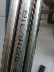 ท่อเหล็ก OD 25mm ID 19mm.  แป๊บสเตย์ OD1" (25mm)  ID3/4"(19mm) 19 มม. โตนอก 25 มม.stell pipe ท่อเหล็