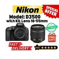 Nikon D3500 with 18-55mm Kit Lens (Used) Good Condition 9/10