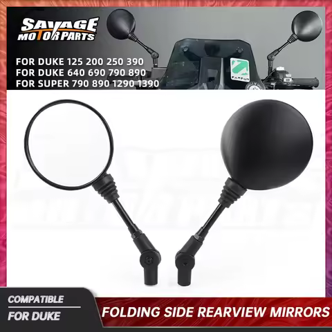E9 Motorcycle Side Rearview Mirror For Duke 890 790 390 250 200 125 Adventure Supermoto 1290 1390 99