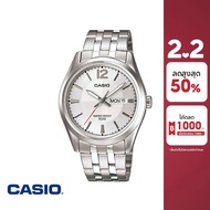 CASIO นาฬิกาข้อมือ CASIO รุ่น MTP-1335D-7AVDF วัสดุสเตนเลสสตีล สีเงิน