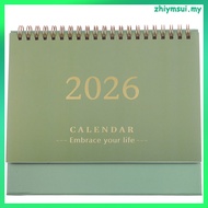 📅 Kalender Meja Kecil 2026 Hijau Zaitun Untuk Rumah