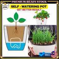 Self Watering Flower Pot Self Watering Planter Flower Pot Balcony Garden Plant Planter Pots & Plante