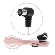 IIRA Portable Audio Indoor Use F Connector AM/FM HD Aerial 75 OFM T Antennas FM Radio Antenna FM Radio Wire Cable Dipole Antenna