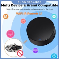 Tuya Universal Infrared Ir Wifi Remote Control Smart Home Smart Life Alexa Google Nest Home Siri Air Cond Tv Fan Remote flower