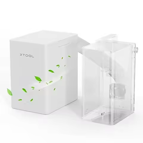 xTool F1 Desktop Smoke Air Purifier with 3-Layer Filtration HEPA Portable for Laser Engraver Use on 