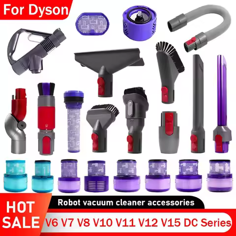 HEPA Filter Brush Head For Dyson V6 V7 V8 V10 V11 V12 V15 DC Series For Dyson Vacuum Cleaner Essenti
