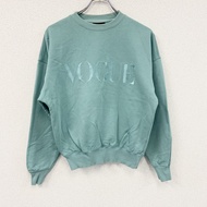 VOGUE เสื้อสเวตเตอร์ สีเขียวมิ้นต์ ไซส์ M สินค้ามือสอง