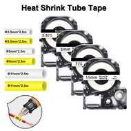 1pcs Compatible SU5S SU11S SU5Y SU11Y SU3Y SU3W Heat Shrink Tube Tape Φ3.5mm/5mm/7mm/11mm black on w