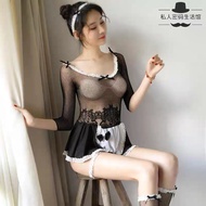 *🇲🇾Ready Stock* Women Sexy Maid Lingerie with stocking (LLT2324B)