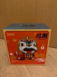 Jaki Chinese Pop 國潮 Lucky Lion 納福醒獅 brick block 積木