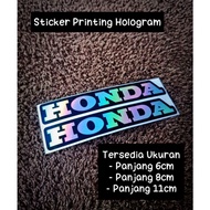 Honda HOLOGRAM logo printing sticker