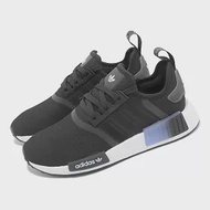 adidas 休閒鞋 NMD R1 W 女鞋 黑 白藍 經典 緩震 支撐 襪套式 HQ4247