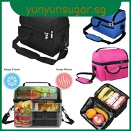 Bag Lunch Insulated For Men Women Kids Thermos Cooler Adults Tote Food Box Lunch