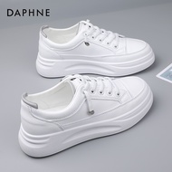Daphne White Shoes Women's 2026 New Style Autumn Women's Shoes Heightening White Shoes Women's Sport