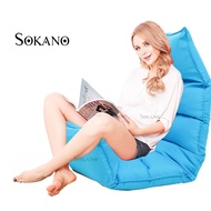 SOKANO SF001 Japanese Style XL Size 3 Points Foldable Sofa Futon- Light Blue