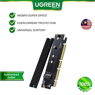 UGREEN NVMe PCIe Adapter M.2 SSD to PCIe 4.0 X16 X8 X4 Card with Heat Sink M.2 PCIe Adapter for M-Ke