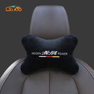 GTIOATO Mugen Car Seat Neck Pillow Auto Cushion Headrest Interior Accessories For Honda Civic Jazz HRV Odyssey City Accord CRV Vezel