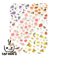3D FRUITS STICKER 3D FRUIT AND FRUIT STICKERS TOPLOADER, SLEEVES, NOTEBOOKS, PLANNER 028