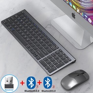 【Worth-Buy】 Hkza Bluetooth 5.0 2.4g Wireless Keyboard And Mouse Combo Multimedia Keyboard Mouse Set For Lap Pc Tv Macbook