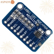 ESPOIR1 ADS1115 Development Board, ADS1115 16Bit Analog To Digital Module, Low Power 4 Input Channel