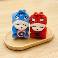✨一對價 🇰🇷 韓國限定 Mashimaro 賤兔 蜘蛛俠 美國隊長 Superhero 造型公仔 鎖匙扣 吊飾 掛飾 掛袋 掛件✨ Captain America Spider-Man Spider