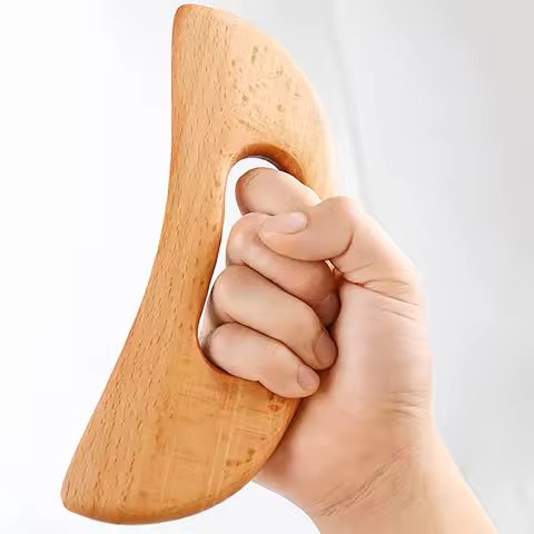 Wooden Gua Sha Tool Manual Massage Scraper for Anti Cellulite Slimming Guasha Massage Board Body Gua