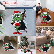 ^hibetterlife^ Christmas GreenMonster And Dog Rug Handmade Holiday Decorations Christmas Doormat Gift Ideas