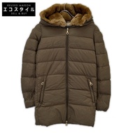 Duvetica棕色Callisdue兔毛羽絨服，38碼 [二手]