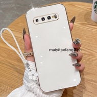 Casing for Samsung Galaxy S10 S9 S8 Plus S10+S9+S8+Phone Case Korean Style 6D Soft Silicone Luxury E