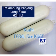 Pelampung Panjang 624 [L] Warna Putih Tebal Lebih Kuat Lampung Jaring Lampung Bubu 网浮624