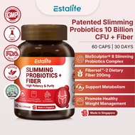 [NEW] Estalife Slimming Probiotics + Fiber Capsules | 10 Billion CFU | 瘦身益生菌胶囊 | BioSculptor + Fiber