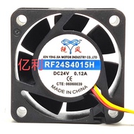 Ruifeng RF24S4015H 24V 0.12A 4CM 4015 Inverter Silent Cooling Fan