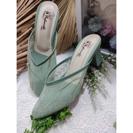 Johana Sage green shoes 7cm high
